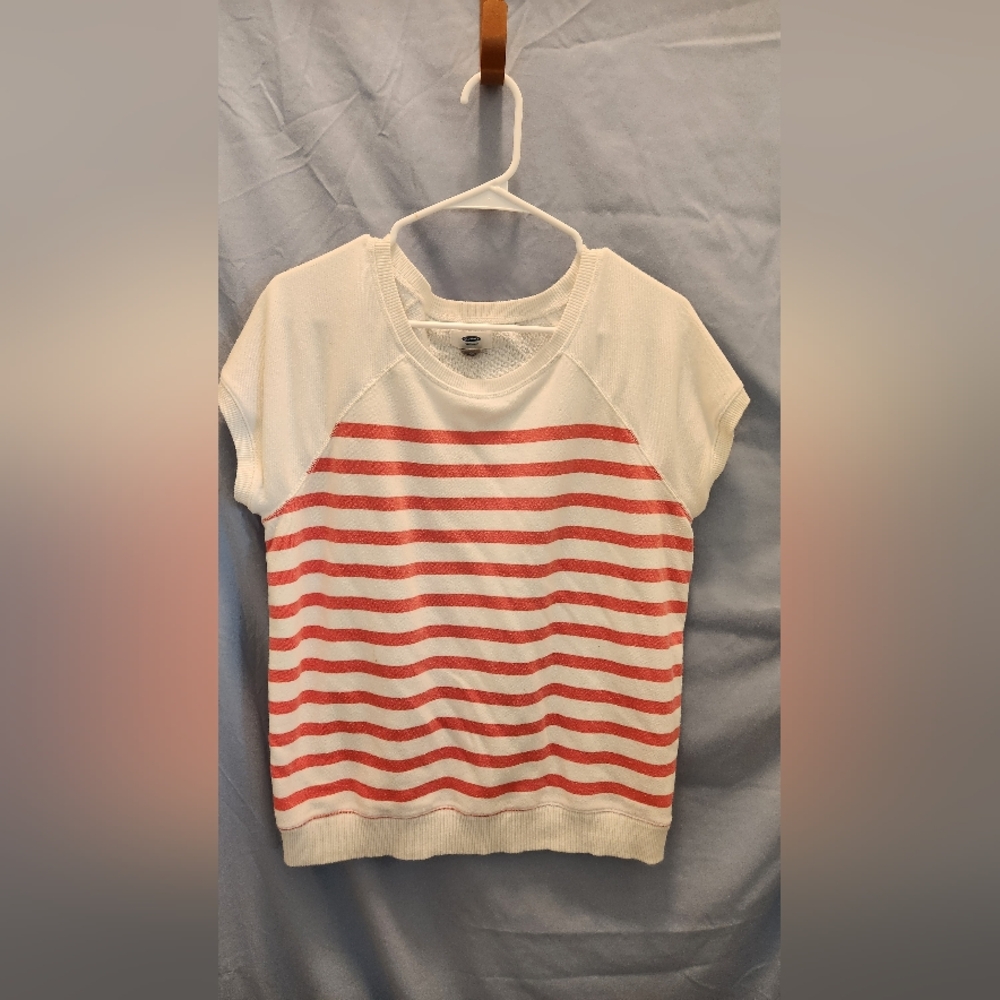 Terry cloth short sleeve tee